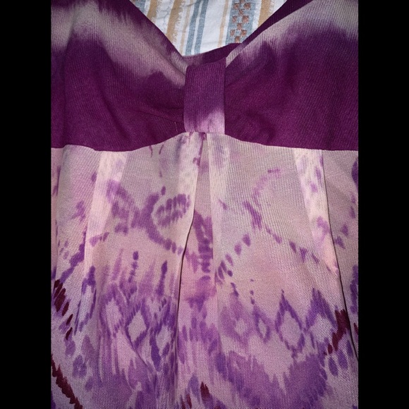 INC ~ sleeveless deep purple blouse - Picture 6 of 9